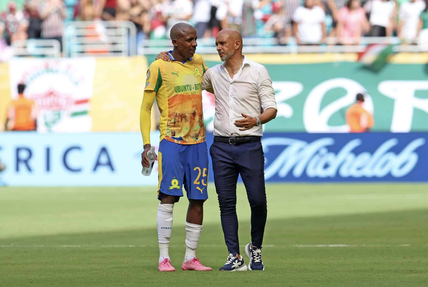 Sundowns Cardoso deflects questions on absent stars