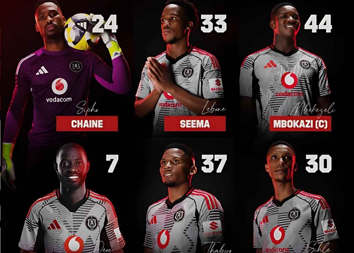 Here’s Orlando Pirates’ 36-man squad