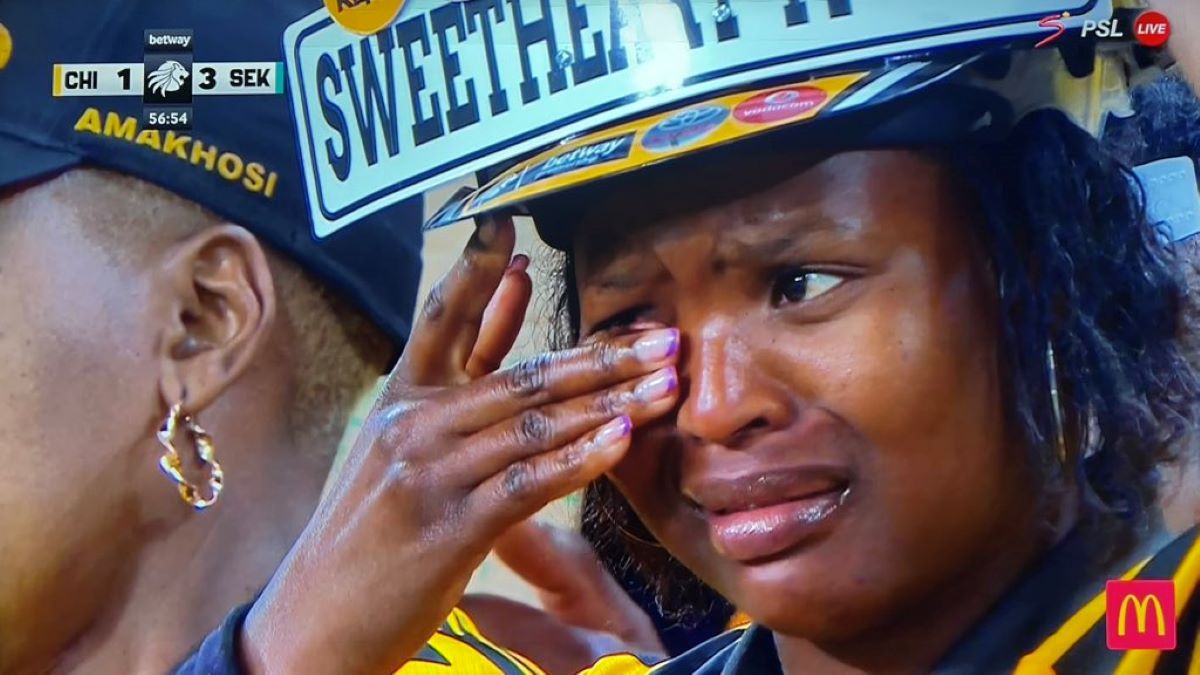 Kaizer Chiefs fans in tears after first league defeat to Sekhukhune