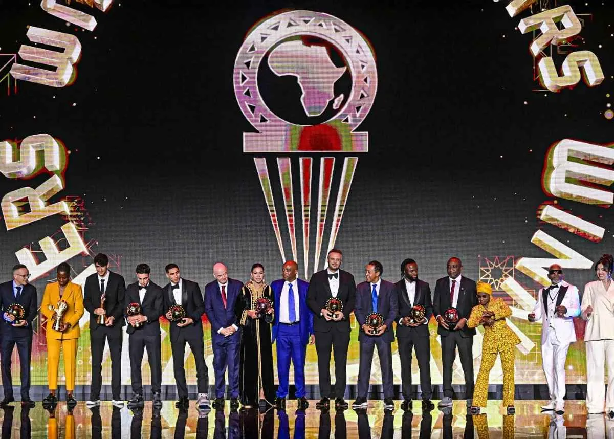 Full list of CAF awards winners, Sundowns star misses out