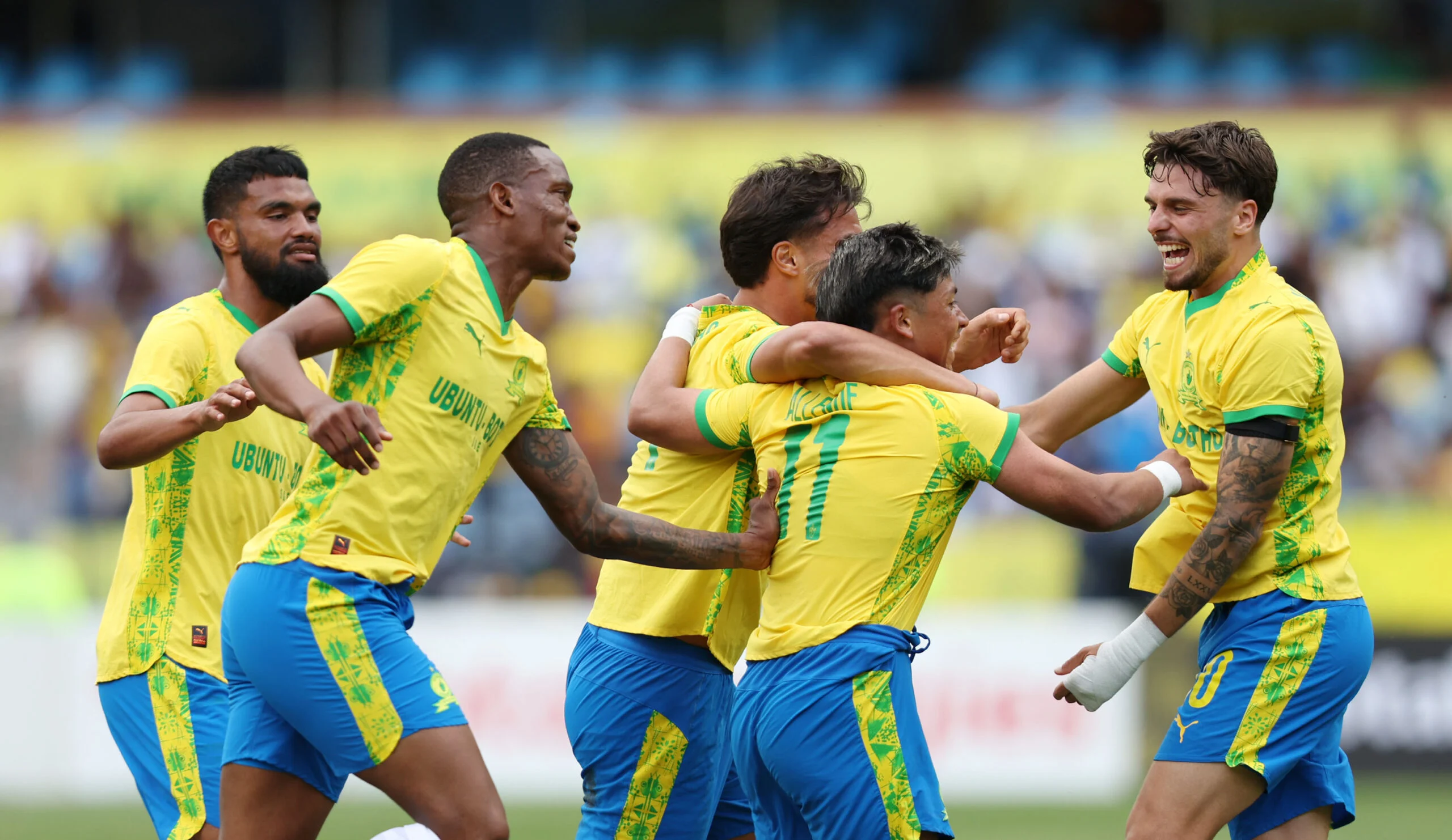 Santos brace fires Sundowns to winning Champions League start  