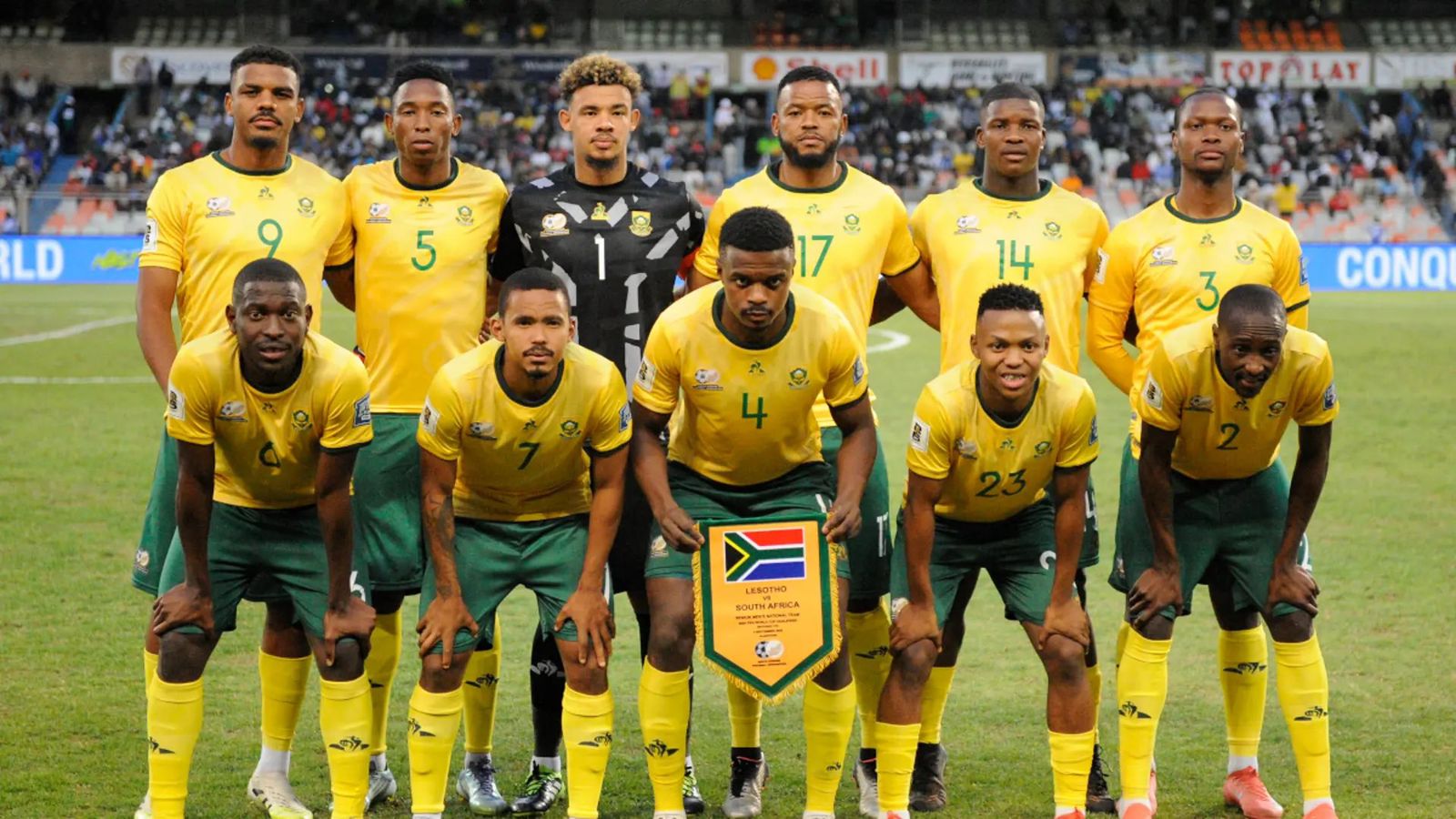Bafana vs Zambia Starting XI