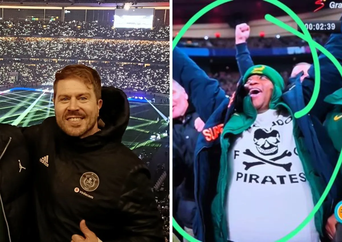 Orlando Pirates fans show up at Springbok game
