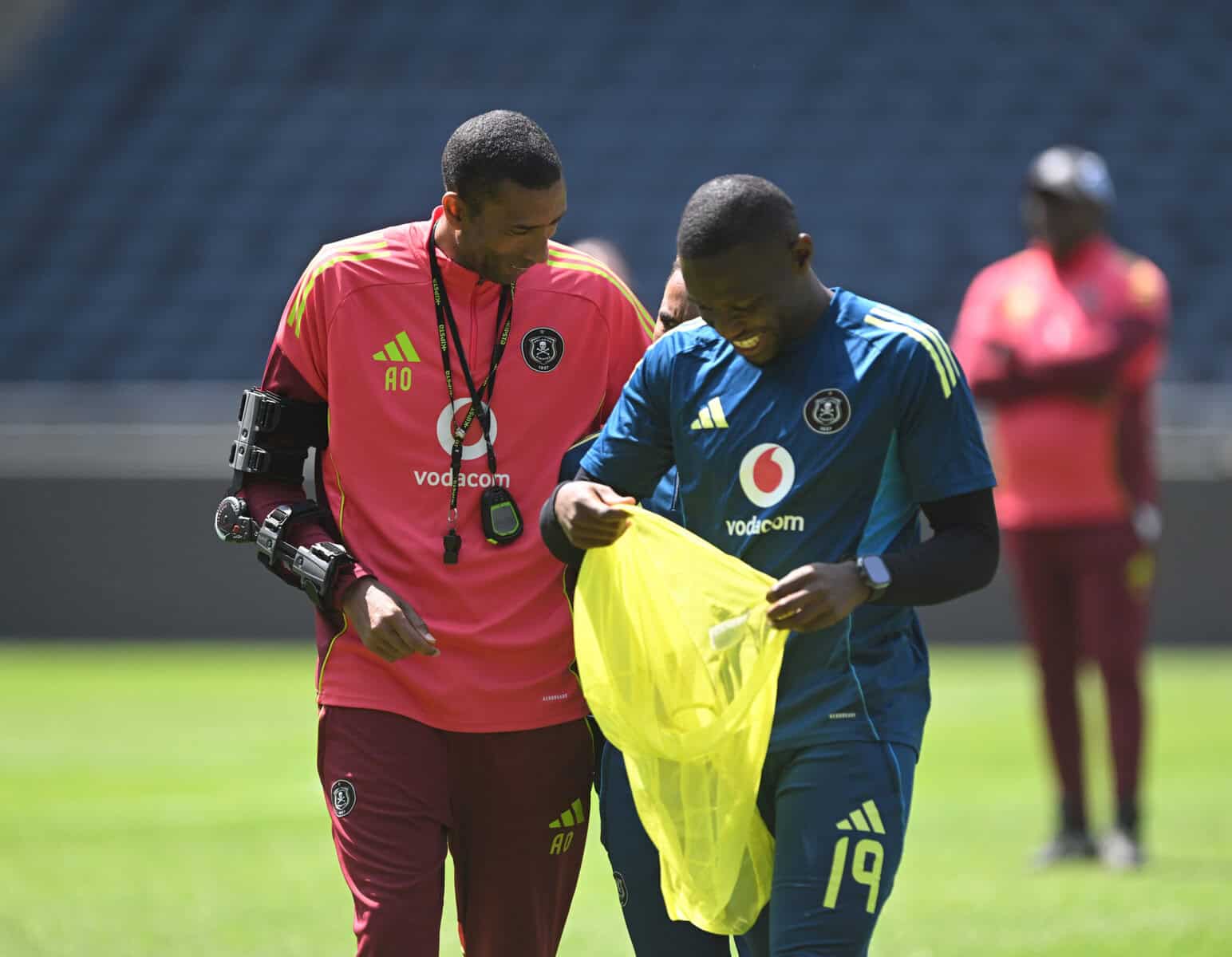 Pirates coach Ouaddou breaks silence on Mabasa’s absence