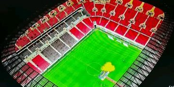 ASFAR Rabat fans all left the stadium after Mamelodi Sundowns secures the Trophy…