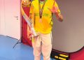 21 year old Mamelodi Sundowns defender Mothobi Mvala with the CAF Champions Leag…