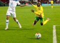 Diving like this match without being touched could get him a yellow or red card …