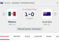 Eish… Mexico have beaten Australia in an International Friendly. All Bafana B…