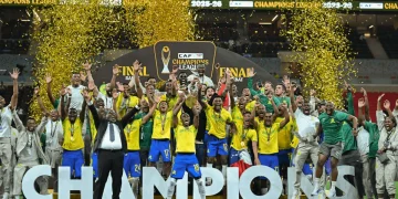 Teboho Mokoena’s goal could be worth R327 million to Mamelodi Sundowns