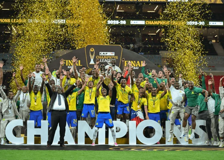 Teboho Mokoena’s goal could be worth R327 million to Mamelodi Sundowns