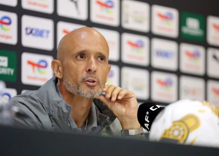 Sundowns coach Cardoso explains tactics behind Leipzig win