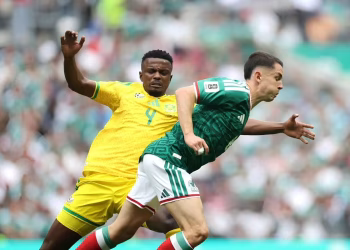 9-man Bafana Bafana fall to Mexico in World Cup opener