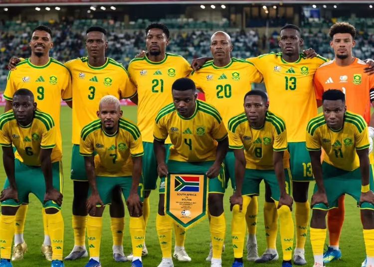 Bafana Bafana starting XI vs Mexico