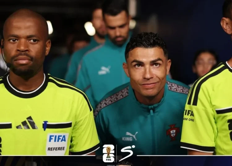 ‘When two GOATS meet’: SA fans react as Abongile Tom shares spotlight with Cristiano Ronaldo