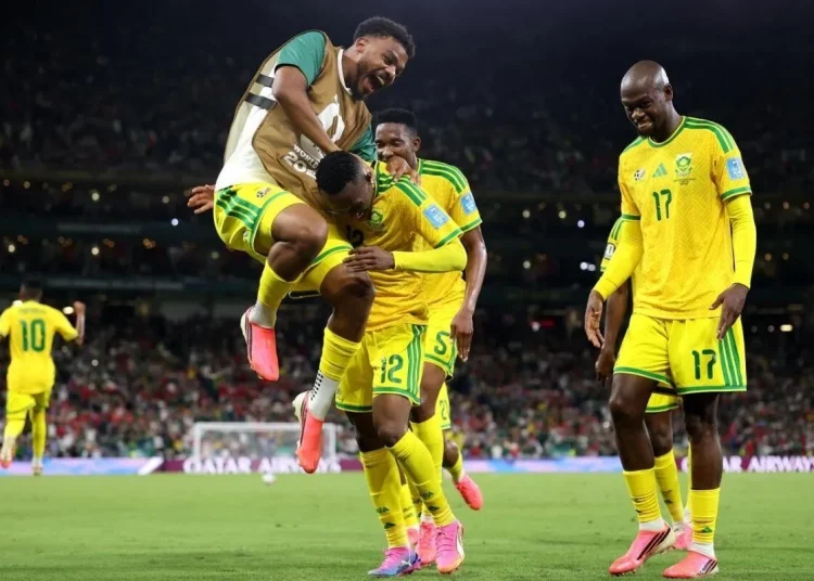 History made: Bafana Bafana reach FIFA World Cup second round with Maseko strike