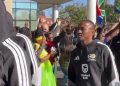 Lebohang Maboe arriving in Mexico with Bafana Bafana after Hugo Broos embarrassi…