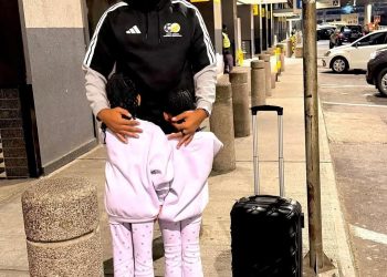 Bafana Bafana legend Itumeleng Khune saying goodbye to his beautiful princesses …