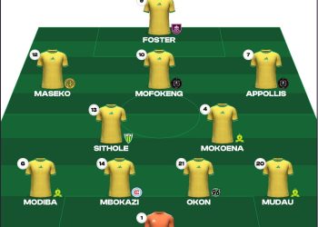 Which of the two line ups is best for Bafana Bafana against Mexico?  1. Hugo Bro…