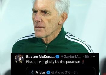 Gayton McKenzie says he will send Hugo Broos his preferred Bafana Bafana lineup …