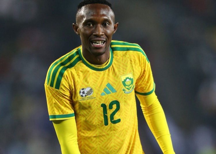 Who was the overall best player for Bafana Bafana against Czechia?  Teboho Mokoe…