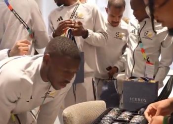BREAKING:  Bafana Bafana players were rewarded with LUXURY jewelry and watches w…