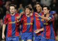 I see Ronaldinho, Xavi and Andres Iniesta who’s the other player  Level: Only l…