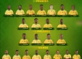 Confirmed: Bafana Bafana players’ World Cup jersey numbers