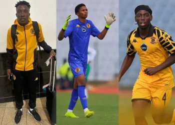 New promotions? Three youngsters training with Kaizer Chiefs