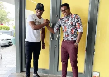 Ex-Orlando Pirates captain Lucky Lekgwathi stretchered off after Katsande tackle [Photos]