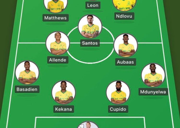Mamelodi Sundowns will win the MTN8 with this line up.  Orlando Pirates and Kaiz…
