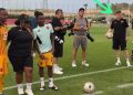 Bradley Cross is also in Spain with the team. No time to rest