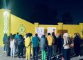 Mamelodi Sundowns fans paying their respect to the late Jayden Adams.  A heartbr…