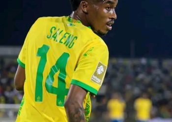 Monnapule Saleng is not part of Mamelodi Sundowns pre-season squad currently in …