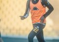 Kaizer Chiefs new signing Adolf Bitegeko in training ahead of tomorrow’s match a…