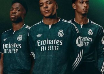 OFFICIAL: Real Madrid have unveiled their new away kit for next season.