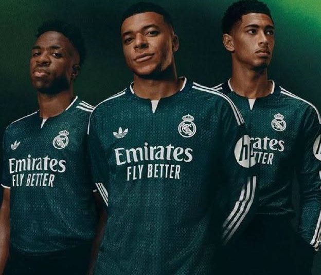 OFFICIAL: Real Madrid have unveiled their new away kit for next season.