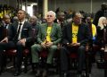 Mamelodi Sundowns chairman Thlopie Motsepe, Bafana Bafana head coach Hugo Broos …