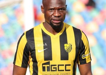 Tsegofatso Mabasa in the colours of his new club Maghreb de Fès of Morocco, afte…