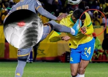 No card was given, no apology was issued, the player is still out injured.