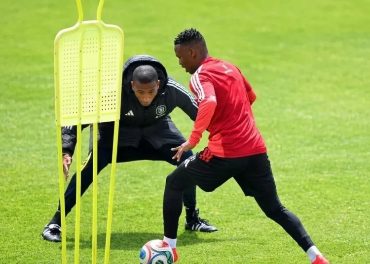 Orlando Pirates: Mohau Nkota spotted with jersey number