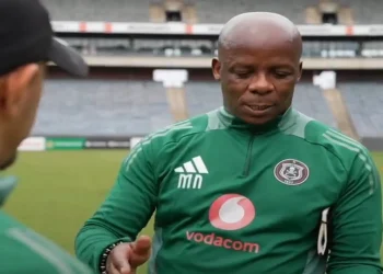 Mandla Ncikazi’s trophy cabinet with Orlando Pirates